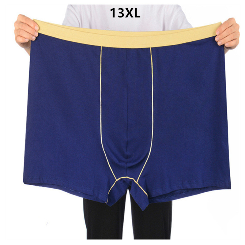 Boxer Brief Pack Cotton - กางเกงในผ้าคอตตอนแท้กางเกงบ็อกเซอร์ทรงหลวมสำหรับผู้ชายกางเกงบ็อกเซอร์เอวสูงสำหรับ10XL 12XL 13XL ไซส์ใหญ่พิเศษ