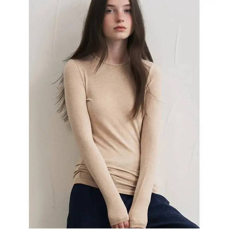 เสื้อผู้หญิงผสมแคชเมียร์ แขนยา - Base Layer Top บทวิจารณ์และราคา